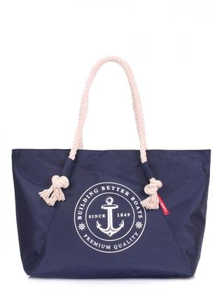Вместительная женская повседневная сумка с морской тематикой9 фото