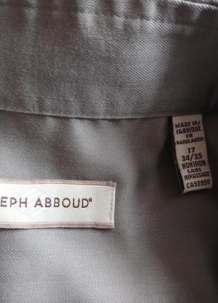 Світло-сіра сорочка бавовна joseph abboud ✅1+1=37 фото