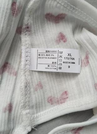 Женские трусы размер xl принт сердечка3 фото