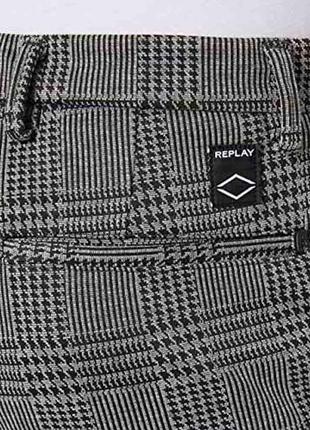 Мужские серые брюки с принтом, s