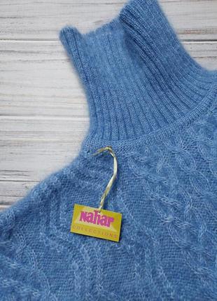Женский вязаный свитер, мохеровый теплый свитер4 фото