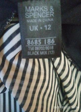 Длинное шифоновое платье в пол от бренда marks & spencer9 фото