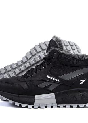 Чоловічі зимові шкіряні черевики reebok4 фото