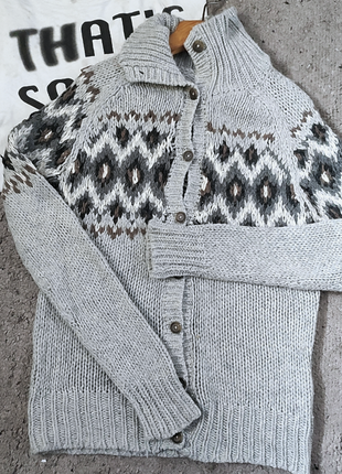 Модный свитер кофта 30%lana wool