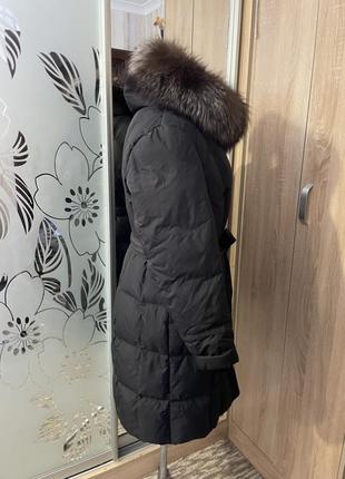 Роскошное натуральное пальто, пуховик 52 размер3 фото