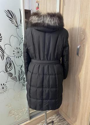 Роскошное натуральное пальто, пуховик 52 размер8 фото