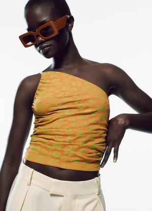 Розпродаж ❗майка топ топік кроптоп базовий низька ціна оригінальний zara