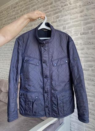 Синя чоловіча куртка barbour розмір xl