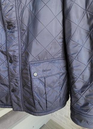 Синяя мужская куртка barbour размер xl6 фото