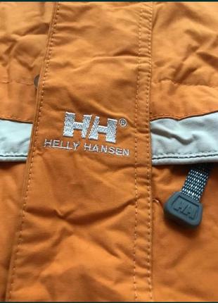 Куртка спортивная зимняя туристическая фирменная helly hansen утепленная оранжевая яркая3 фото