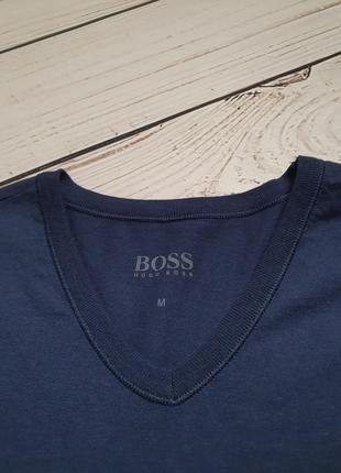 Мужская базовая коттоновая футболка hugo boss хуго босс оригинал5 фото