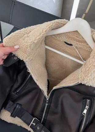 Дубленка авиатор 5