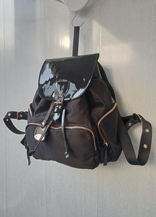 Шёлковый/атласный рюкзак с лаковой7 фото