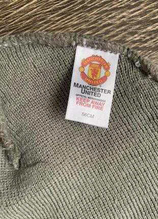 Manchester united fc ® beani hats оригінал тепла шапка4 фото