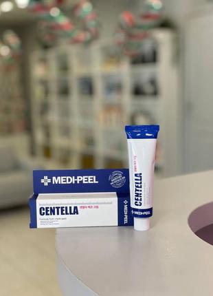 Заспокійливий крем з екстрактом центелли для чутливої шкіри medi-peel сentella mezzo cream 30мл