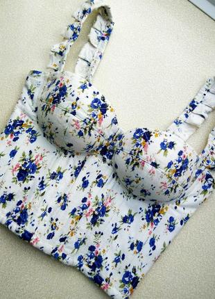 Летний льняной корсет s