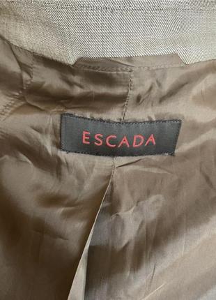 Шерстяной пиджак люксового бренда escada9 фото