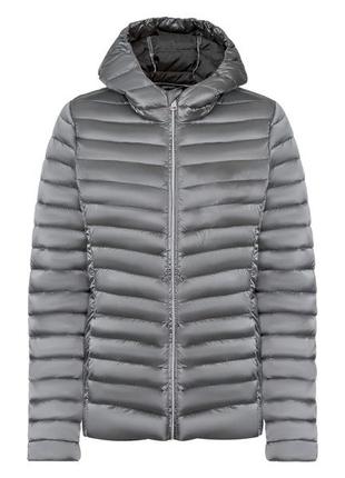 Куртка демисезонная водоотталкивающая и ветрозащитная для женщины esmara 357760  серый