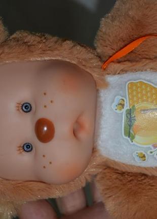 Кукла пупс медвежонок коллекционная йогуртинка нитевичка6 фото