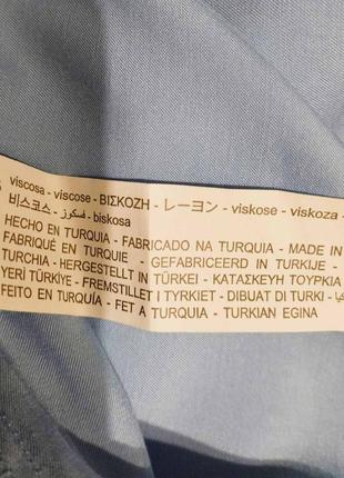 487.невероятная вискозная удлиненная блузка успешного испанского бренда zara7 фото