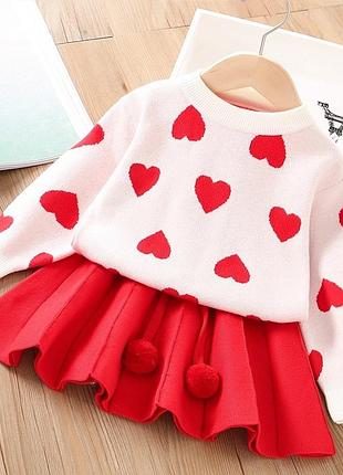 Классный теплый костюмчик для девочки