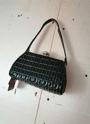 Каркасна сумочка клатч екошкіра