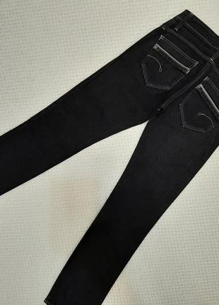 Брендові вузькі джинси g-star raw р. 42-44 (26/32) італія сині6 фото