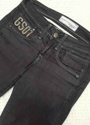 Брендовые узкие джинсы g-star raw р. 42-44 (26/32) италия синие3 фото