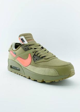 Off white nike air max 90 "desert ore"  🔔5 фото