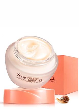 Крем для обличчя з муцином равлика laikou snail nutrition cream (50 мл)