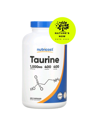 Nutricost таурин 1000 мг — 400 капсул/сша