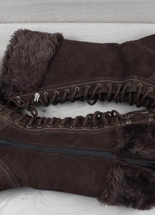 Зимові замшеві жіночі черевики hi-tec, розмір 37 (утеплювач thinsulate)5 фото