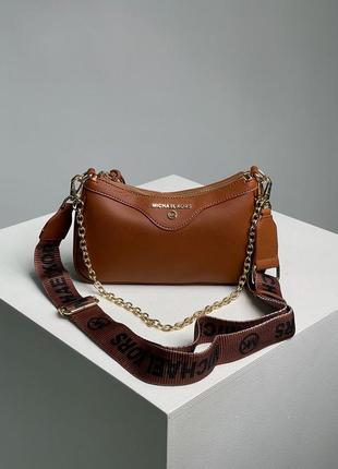 Michael kors baguette brown сумочка