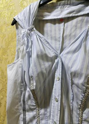 Хлопковая блузочка от hugo boss4 фото