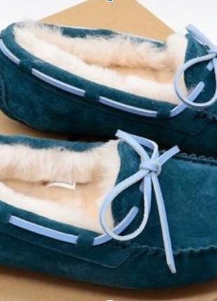 Зимние мокасины ugg slippers с мехом