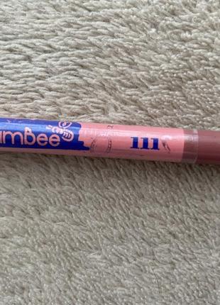 Олівцець для губ глембі glambee lip pencil (є 110 та 111 відтінок!)1 фото