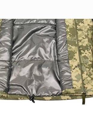 Зимова військова куртка army піксель зсу  m-65 на omni-heat  підкладці, ріп-стоп вологостійка3 фото