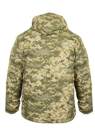 Зимова військова куртка army піксель зсу  m-65 на omni-heat  підкладці, ріп-стоп вологостійка2 фото