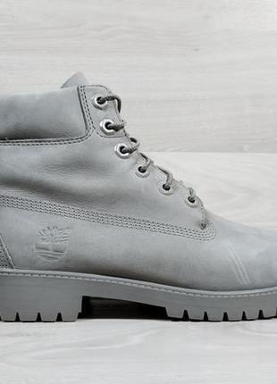 Утеплені нубукові черевики timberland LEATHER waterproof оригінал, розмір 36
