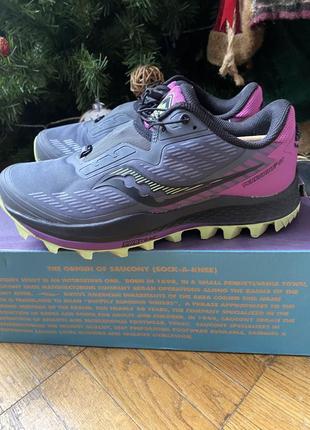 Кроссовки saucony peregrine 11 st gray3 фото