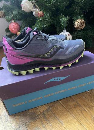 Кроссовки saucony peregrine 11 st gray2 фото