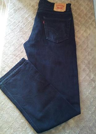 Джинси чоловічі чорні levi's® 505 / прямий крій / 100% бавовна чоловіча класика