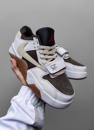 Travis scott x jordan “cut the check" reverse mocha