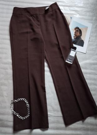 Женские коричневые штаны брюки палаццо f&f2 фото