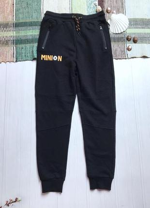 Спортивные штаны весенние мальчишки 11-12 лет 146-152 см cool club minion3 фото