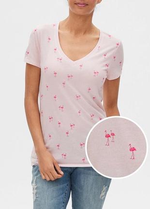 Новая футболка фламинго gap (usa) оригинал