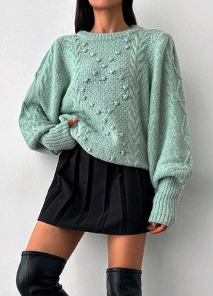 Ментоловый свитер