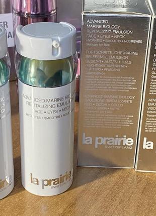 Крем для обличчя, шиї та під очі la prairie advanced marine biology revitalizing emulsion  50 ml2 фото