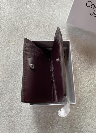 Новый кошелек calvin klein (ck minimal monogram wine tasting wallet) с америки8 фото