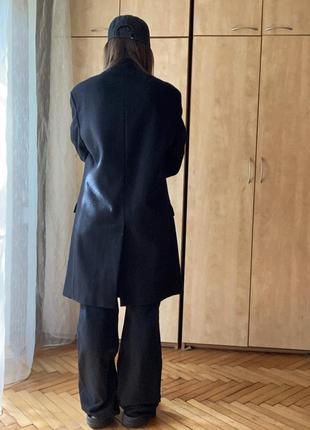 Классное, стильное, качественное шерстяное мужское пальто h&amp;m, размер l4 фото